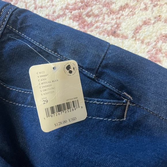 Free People Equinox Denim Wide
Leg Trouser Jeans Ritual Blue - Picture 6 of 9